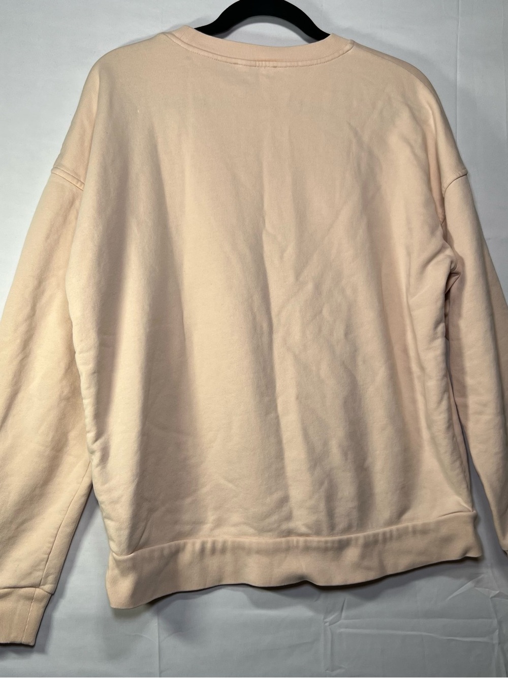 Reformation Jeans Organic Cotton Crewneck Sweatshirt Cream Beige XS - Picture 13 of 15